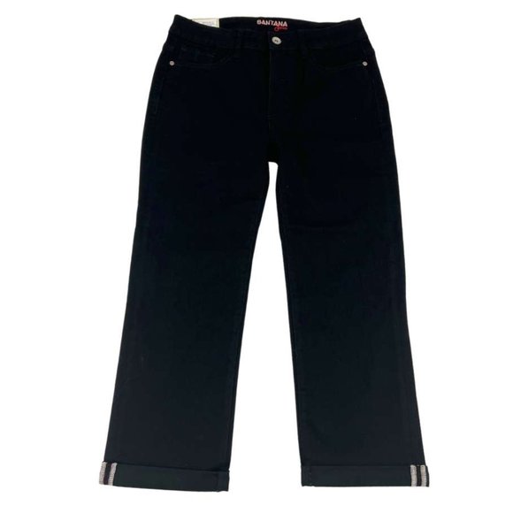 Santana Jeans Pants - Santana Jeans | Women's Denim Capris | Black | Size 10